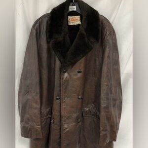vintage Lakeland Men's Brown Coat - Size 46L